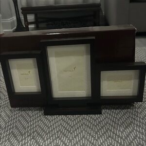 Papyrus Espresso Triple Picture Frame